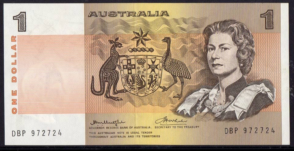 Australian 1 note serial numbers