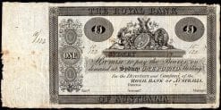 One Pound Prefed Australian Banknote