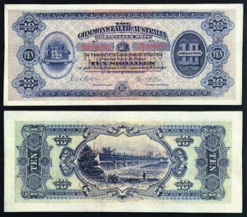 Ten shillings Commonwealth of Australia.