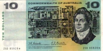 Australian decimal star banknote